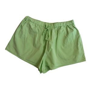 Anthropologie Poplin Drawstring Shorts